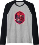 Hazbin Hotel Alastor Raglan Baseball Sweatshirt