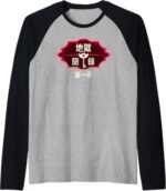 Hazbin Hotel Chinese Title Raglan Baseball Sweatshirt