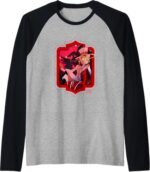 Hazbin Hotel Lucifer Raglan Baseball Sweatshirt